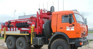 Ямобур KANGLIM KDC 5600 на шасси КамАЗ 43502 (4326)