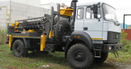 Ямобур SOOSAN SA040 C на шасси Урал 43206